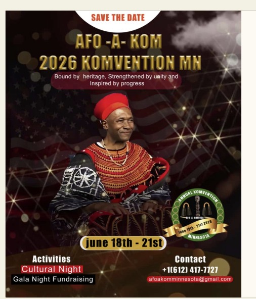 Afo-A-Kom 2026 Komvention MN save-the-date flyer