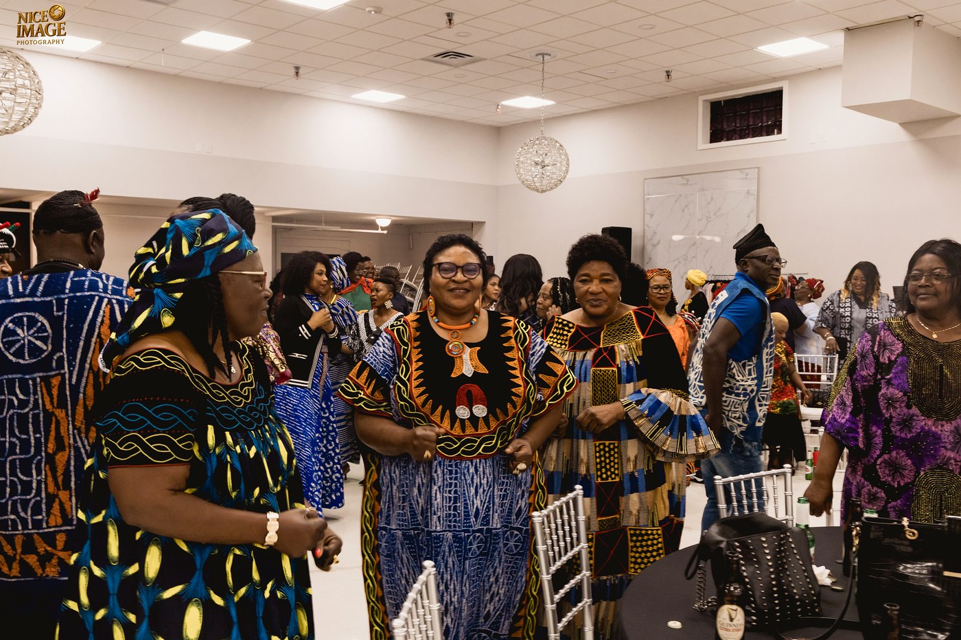 Kom community leaders in traditional attire at the Ndo Chiehsi welcome ceremony