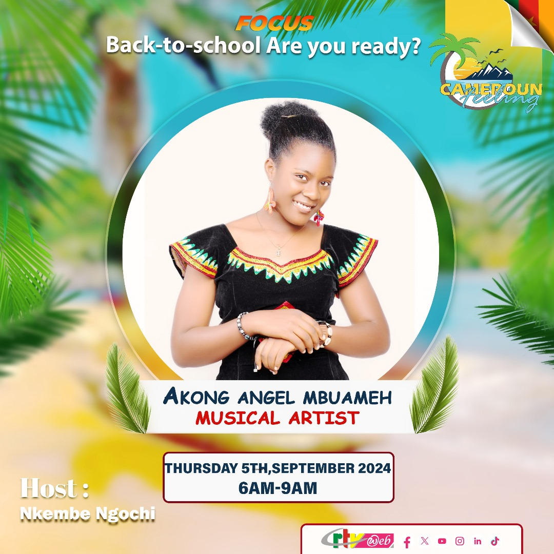 Angel Akong featured on CRTV Premium's “Cameroon Feeling”